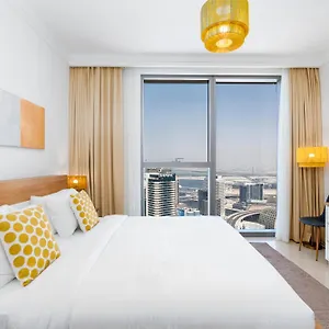 Unified Vacation Homes-1 Bed Apt With Stunning View-high Floor-free Pool Gym شقة
